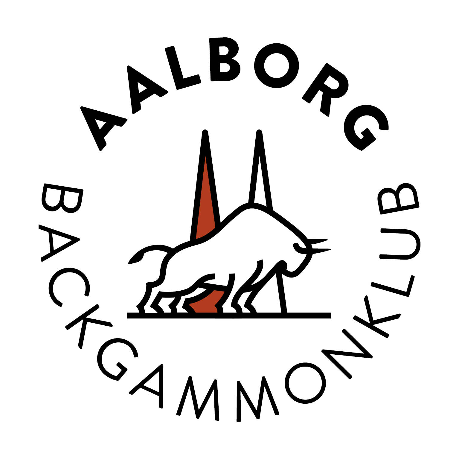 Flagge Aalborg Backgammonklub